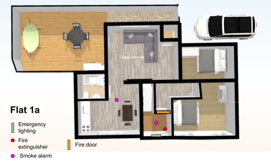 Appartamento Private Deck With Newly Refurbished Flat Attached! Cirencester Esterno foto